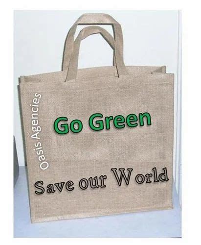 Printed Loop Handle Eco Friendly Jute Shopping Bag At Best Price In Kolkata