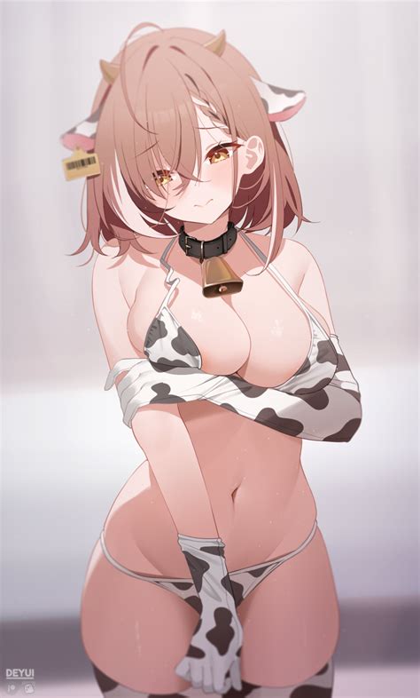 Cow Print Bikini Danbooru