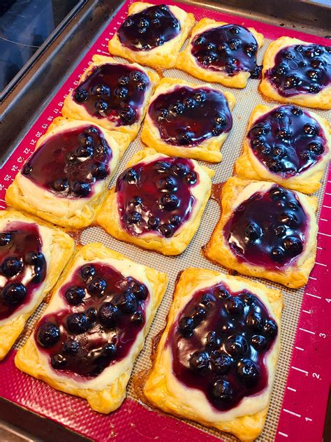 Homemade Blueberry Cream Cheese Danish Rfood