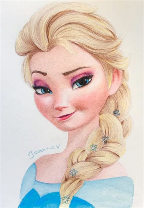 Drawing Elsa With My Kids Pencils Ioanna Ladopoulou Art And Design