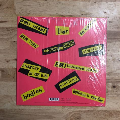 LP 14年LTD PRESS 180g重量盤 SEX PISTOLS NEVER MIND THE BOLLOCKS EU盤 シュリンク