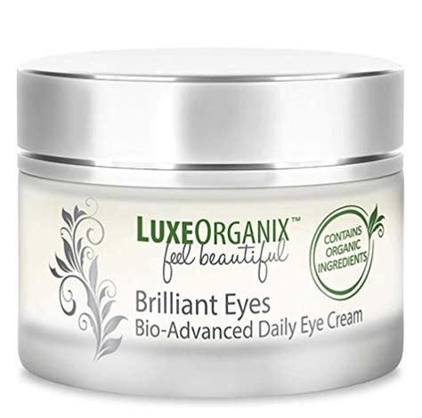 LuxeOrganix Natural Under Eye Cream for Dark Circles and Puffiness: Eye ...