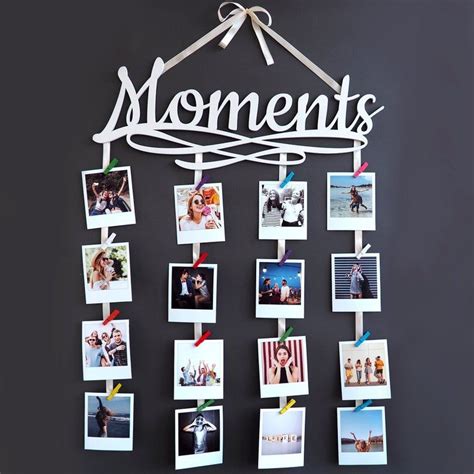 Photo Board Picture Board Photo Display Wedding Photo Board Wall