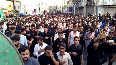 Markazi Juloos E Arbaeen Karachi Wajahat Hussain Nagri 2017 YouTube