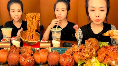 Cute Girl Eating Food So Yummy Mukbang Asmr Ep435 可爱的女孩吃食物如此美味