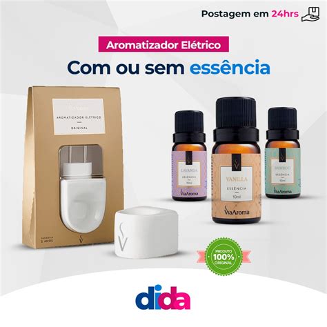 Aromatizador Difusor Elétrico Standard ou Porcelana Via Aroma 1