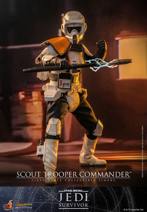 Hot Toys Scout Trooper Commander Figure Star Wars Sixth Scale Limited Collectible Comic Concepts