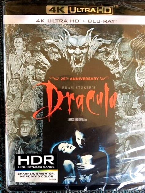 Bram Stoker S DRACULA 1992 25th Anniversary 4K Ultra HD Blu Ray All