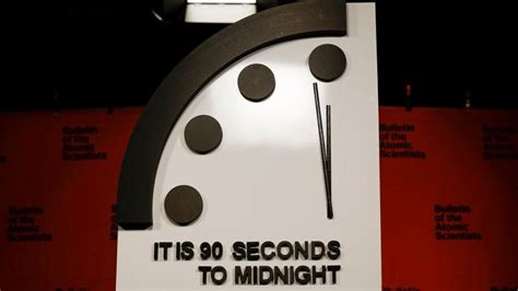 Doomsday Clock Signals Highest Ever Peril Level Bbc News