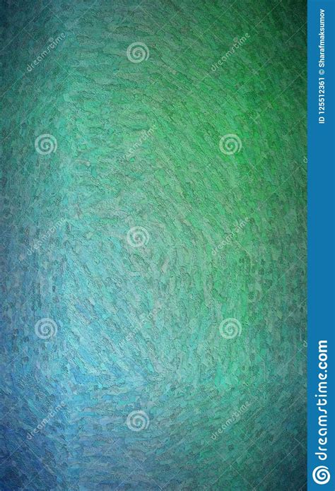 Ejemplo Del Fondo Texturizado Azul Y Verde Vertical De Impasto Stock De