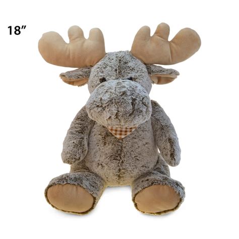 Puzzled Super Soft Plush Sitting Moose Xl Stuffed Toy Free Shipping