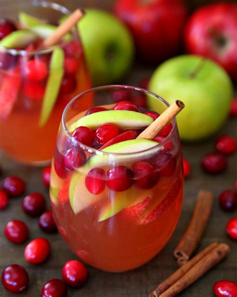 Cranberry Apple Rosé Sangria - Autumn Sangria Recipe- Kara Creates