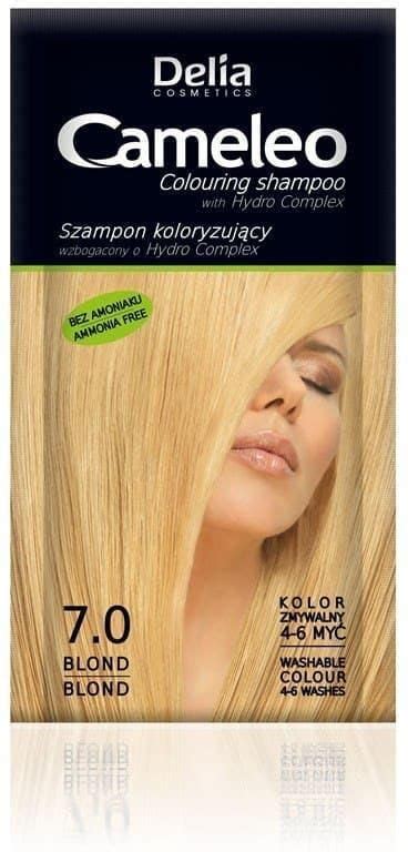 Delia Cosmetics Cameleo Szampon koloryzujący 7 0 blond Opinie i ceny