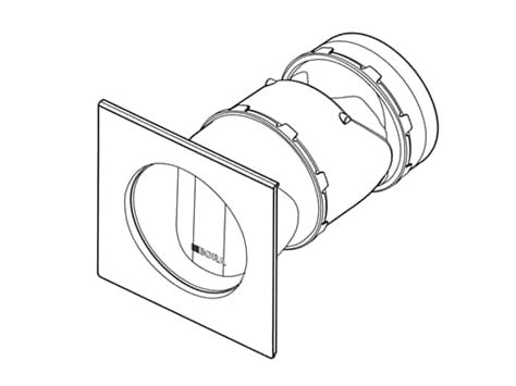 BORA UEBR 1 3box Mauerkasten Rund