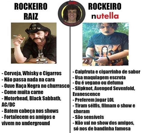 Rockeiro Raiz E Rockeiro Nutella