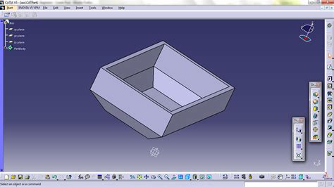 Catia V5 Tutorial For Beginners Catia V5 Tutorial Fillets And Chamfer