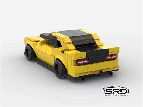 Lego Moc Dodge Challenger Srt Demon 8 Studs Wide Mod By