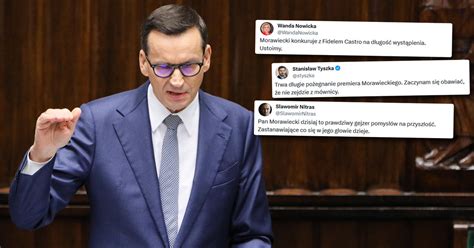 D Ugie Wyst Pienie Mateusza Morawieckiego Sie Zala A Fala Komentarzy