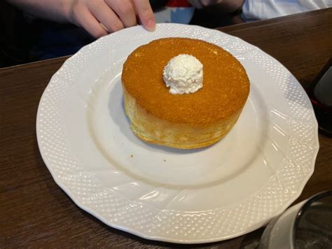 星乃珈琲店 バナナカスタードブリュレのスフレパンケーキ チャッピーの日日是好日