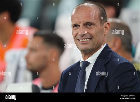 Allianz Stadium Turin Italy August 15 2022 Massimiliano Allegri