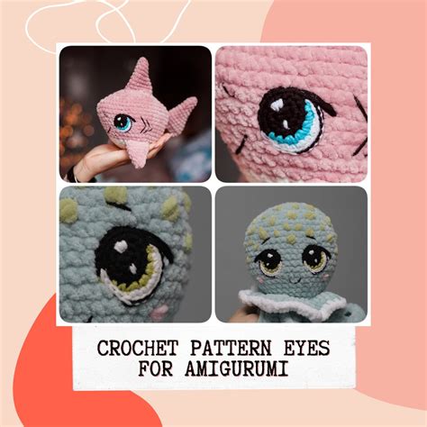 Crochet Pattern Eyes For Amigurumi Toys Beautiful Crochet Eyes For Doll