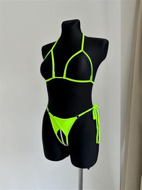 Extreme Bikini No Crotch Micro Mini Bikini Extreme Bikini String Bikini