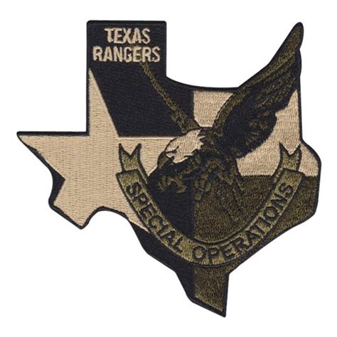 Texas Ranger Division Custom Patches