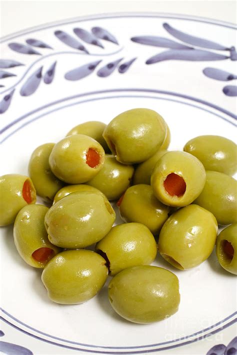 Stuffed green olives Photograph by Gaspar Avila