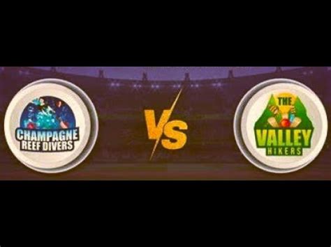 T Live Champagne Reef Divers Vs Valley Hikers Crd Vs Vh Live Score