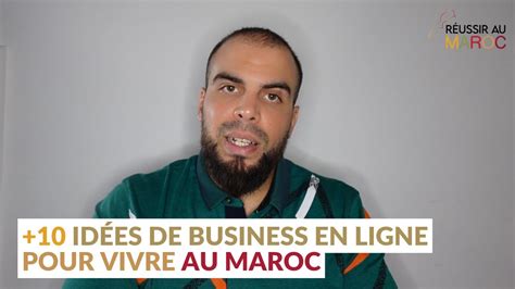 10 idées de business en ligne pour vivre au Maroc YouTube