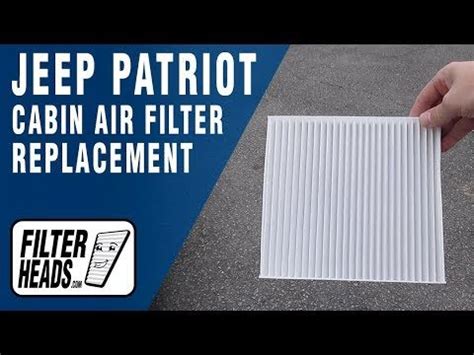 How To Replace Cabin Air Filter Jeep Patriot Cabin Air Filter