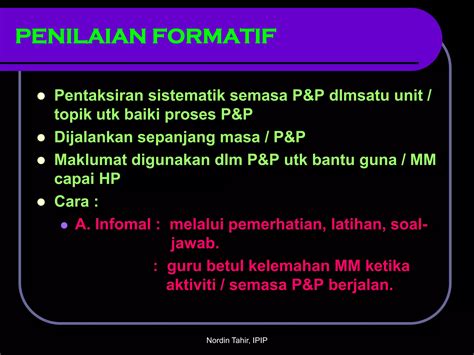 Penilaian Sumatif Dan Formatif Ppt