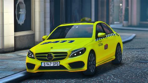 Mercedes Benz C Class W Romanian Speed Taxi Gta Mods