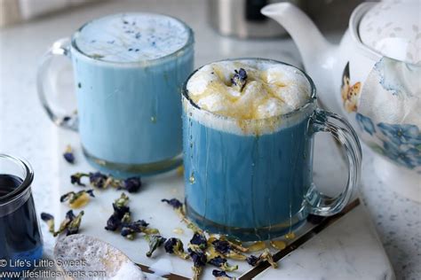 Blue Butterfly Pea Flower Tea Latte (Mermaid Latte) Life's Little Sweets