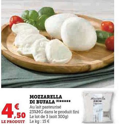 Promo Mozzarella Di Bufala Chez U Express Icatalogue Fr