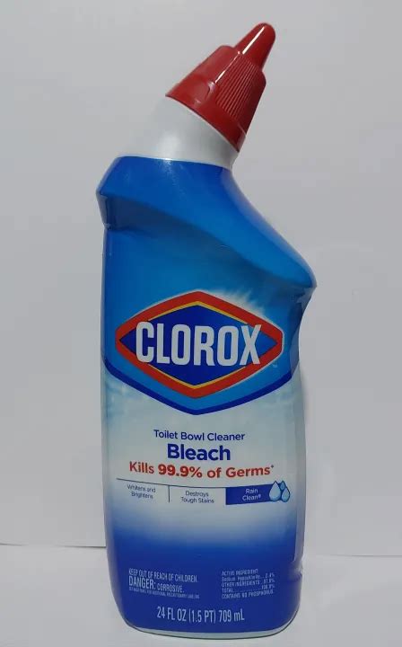 Clorox Toilet Bowl Cleaner With Bleach Rain Clean 709ml Lazada Ph