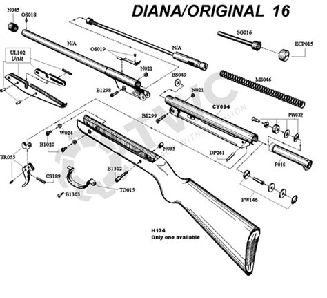 Airgun Spares Diana Original Gecado T W Chambers And Co