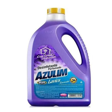 Desinfetante Concentrado Azulim 5 Litros Lavanda Ferfumado Start