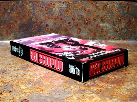 RED SCORPION VHS 1989 Dolph Lundgren M Emmet Walsh Al White T P