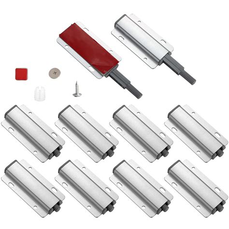 Redunest Push to Open Door Latch, 10 Pack Magnetic Push Latches
