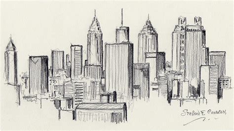 Free Skyline Drawing, Download Free Skyline Drawing png images, Free ...