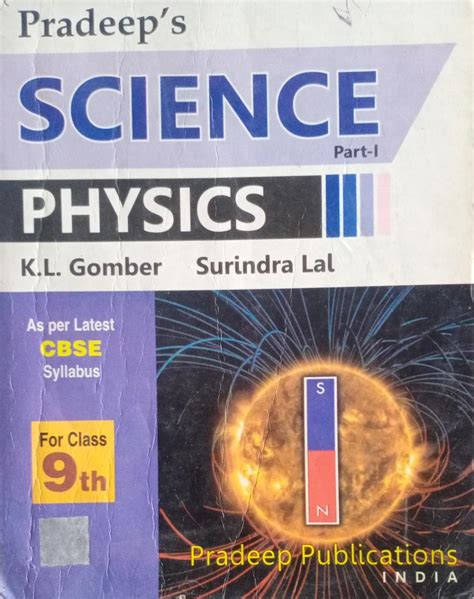 Amazon In Buy Pradeep S Science Physics Part Class By Kl Gomber