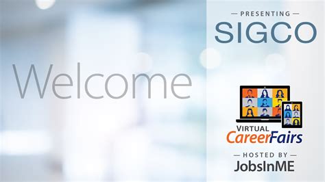 Sigco At The Virtual Me Career Fair Hosted By Jobsinme Youtube