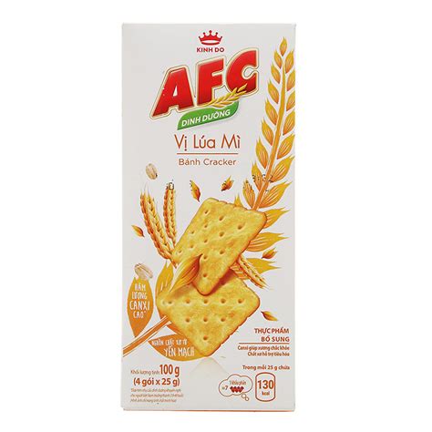 Bánh cracker lúa mì AFC hộp 100g – Chuỗi Tạp Hóa Việt - Chuyên Sỉ Và Lẻ