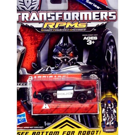 Hasbro Transformers Metal Series: Barricade Ford Mustang Police Car ...