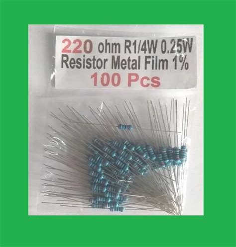 Jual Qty Pcs Ohm R W Resistor Metal Fim Di Lapak Murata