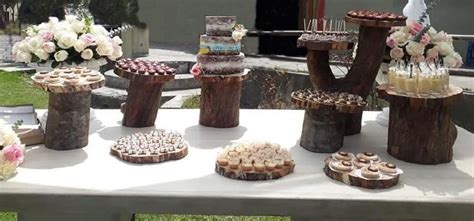 Torta Naked De Manzana Y Nuez Modelo Boda