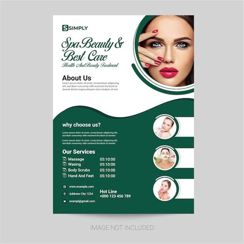 Premium Vector Spa Center Flyer