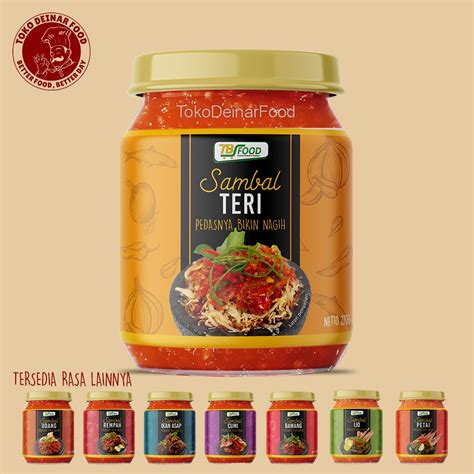 Jual Sambel Teri Sambal Teri Goreng TBS Food 270gr Rempah Baby