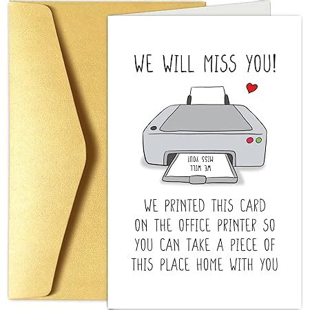 Amazon Funny Coworker Leaving Card Humorous Going Away Gift For